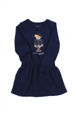 Navy blue knitted tracksuit dress, Polo Ralph Lauren