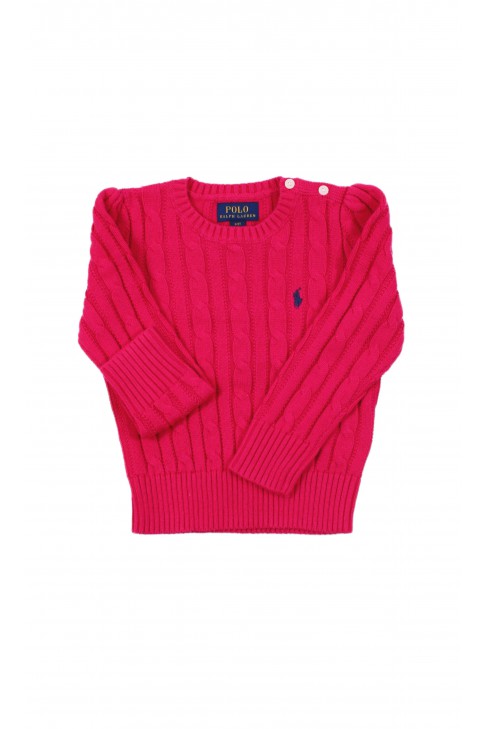 Amaranth plaid girls' jumper, Polo Ralph Lauren