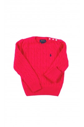 Amaranth plaid cashmere jumper, Polo Ralph Lauren