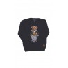 Navy blue boys' jumper with iconic Bear, Polo Ralph Lauren