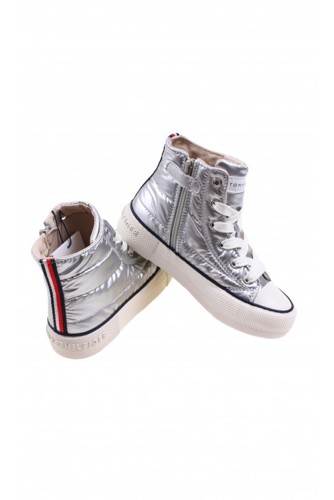 Silver ankle sports boots, Tommy Hilfiger