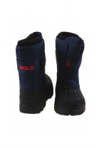 Navy blue boys' snow boots, Polo Ralph Lauren
