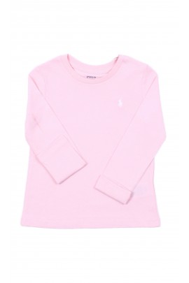 Pink girls' long sleeve t-shirt, Polo Ralph Lauren