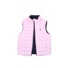Pink and navy blue reversible girls' sleeveless top, Polo Ralph Lauren