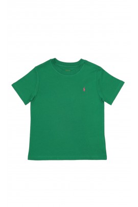 Green short sleeve boys' t-shirt, Polo Ralph Lauren
