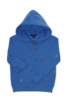 Blue zip-up sweatshirt, Polo Ralph Lauren