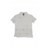 White polo shirt with colourful horses, Polo Ralph Lauren