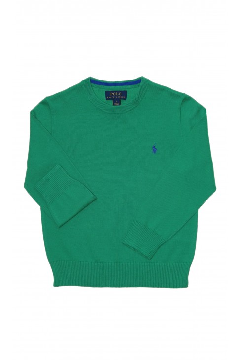 Green thin boy's jumper, Polo Ralph Lauren