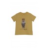 Yellow boys' t-shirt featuring the iconic Bear, Polo Ralph Lauren