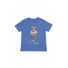 Blue boys' t-shirt with the iconic Bear, Polo Ralph Lauren