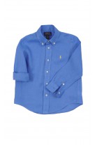 Blue boys' linen shirt, Polo Ralph Lauren