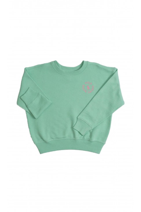 Green girls' sweatshirt, Polo Ralph Lauren