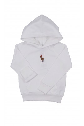 White hooded sweatshirt, Polo Ralph Lauren