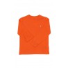 Orange classic long sleeve boys' t-shirt, Polo Ralph Lauren