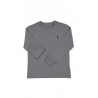 Grey classic long sleeve boys' t-shirt, Polo Ralph Lauren