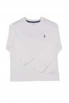 White long-sleeved boy's t-shirt, Polo Ralph Lauren