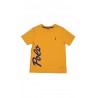 Yellow boys' T-shirt with the POLO inscription, Polo Ralph Lauren