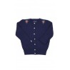 Girls' navy blue cable cardigan, Polo Ralph Lauren