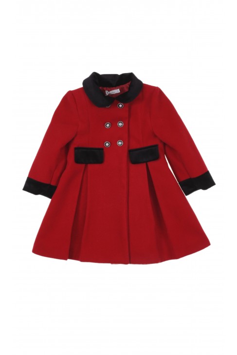 Red girls' coat, Patachou