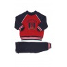 Boys' red and navy blue tracksuits, Patachou