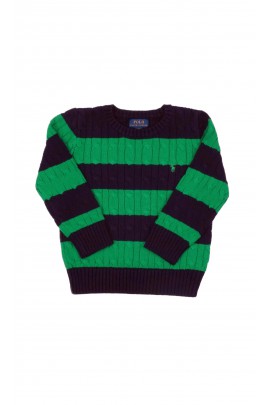 Boys' green and navy blue plaid jumper, Polo Ralph Lauren