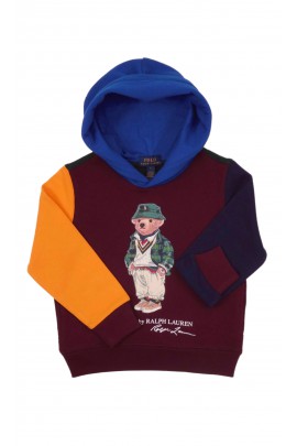 Hoodie with the iconic Bear motif, Polo Ralph Lauren