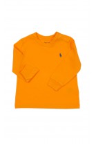 Yellow long-sleeved baby t-shirt, Ralph Lauren
