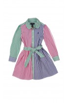 Summer dress in colorful vibrant stripes, Polo Ralph Lauren