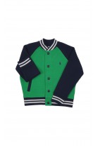 Two-tone green-navy baseball jacket, Polo Ralph Lauren