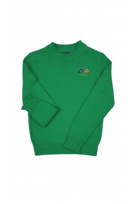 Green crewneck sweater, Polo Ralph Lauren