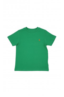 Green boys' short-sleeve T-shirt, Polo Ralph Lauren