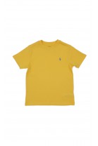 Yellow boys' short-sleeve T-shirt, Polo Ralph Lauren