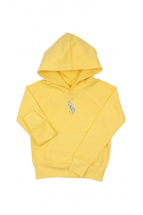 Yellow girls' pull-over sweatshirt, Polo Ralph Lauren