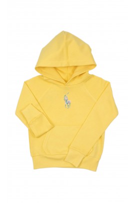 Yellow girls' pull-over sweatshirt, Polo Ralph Lauren