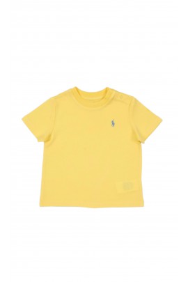 Yellow classic short-sleeved T-shirt, Ralph Lauren