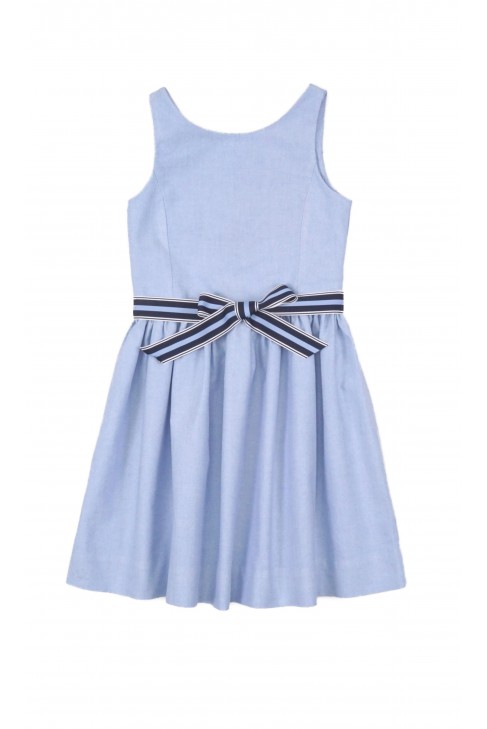 Blue waist-cut dress, Polo Ralph Lauren