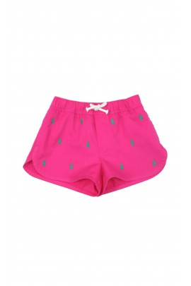 Pink girls' short shorts, Polo Ralph Lauren