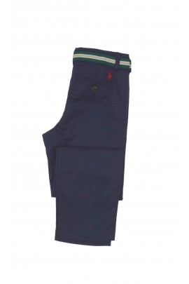 Navy blue boys' elegant trousers, Polo Ralph Lauren