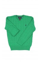 Green cable-knit sweater, Polo Ralph Lauren