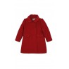 Red classic girl's coat, Patachou