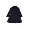 Navy blue elegant coat for girls, Patachou