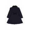 Navy blue elegant coat for girls, Patachou