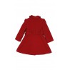 Red elegant girl's coat, Patachou