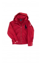 Red hooded coat, Polo Ralph Lauren