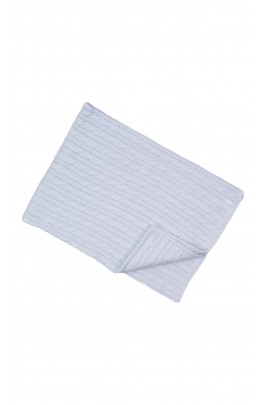 Baby blanket in pastel blue, Ralph Lauren