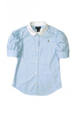 Blue blouse with white collar, Polo Ralph Lauren