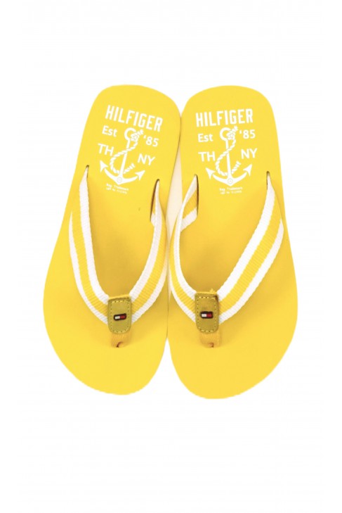 Yellow flip-flops, Tommy Hilfinger Yellow flip-flops, Tommy Hilfinger