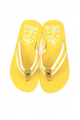 Yellow flip-flops, Tommy Hilfinger