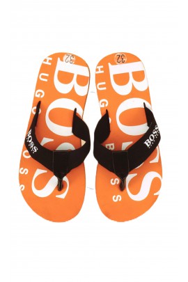 Boys' flip-flops orange, Hugo Boss