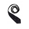 Navy blue silk ponytail tie for boys, Polo Ralph Lauren